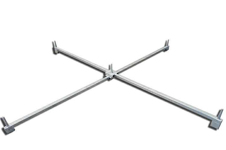 Ständersystem Scherenständer für 5 Bäume, 200 cm, feuerverzinkt