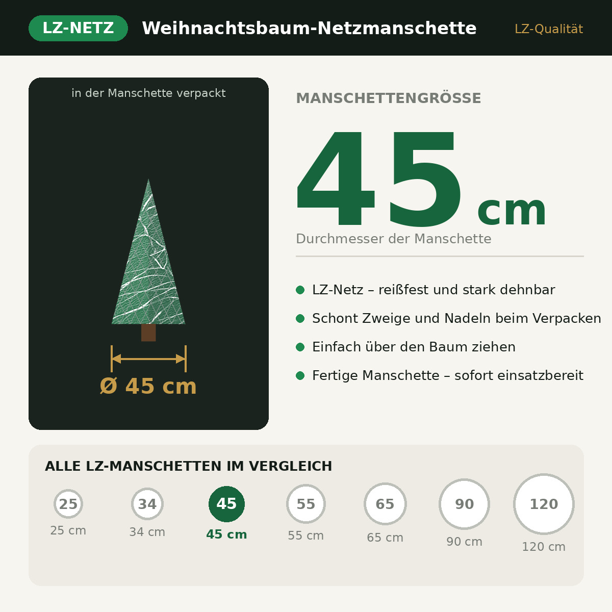 Easynet LZ PB, Ø 45 cm (3.000 m)