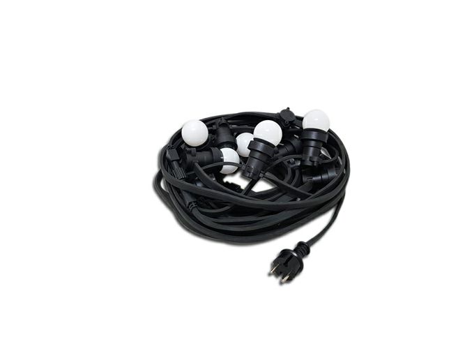 LED Außenlichterkette (E27), 12,6 m