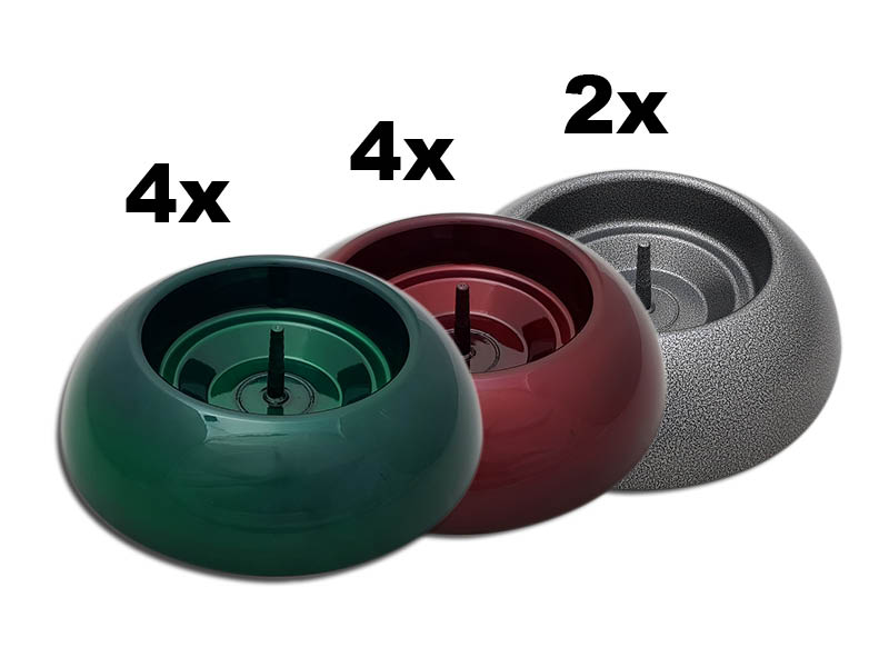 Mix Karton Easyfix Classic: 4x Rot, 4x Grün, 2x Anthrazit