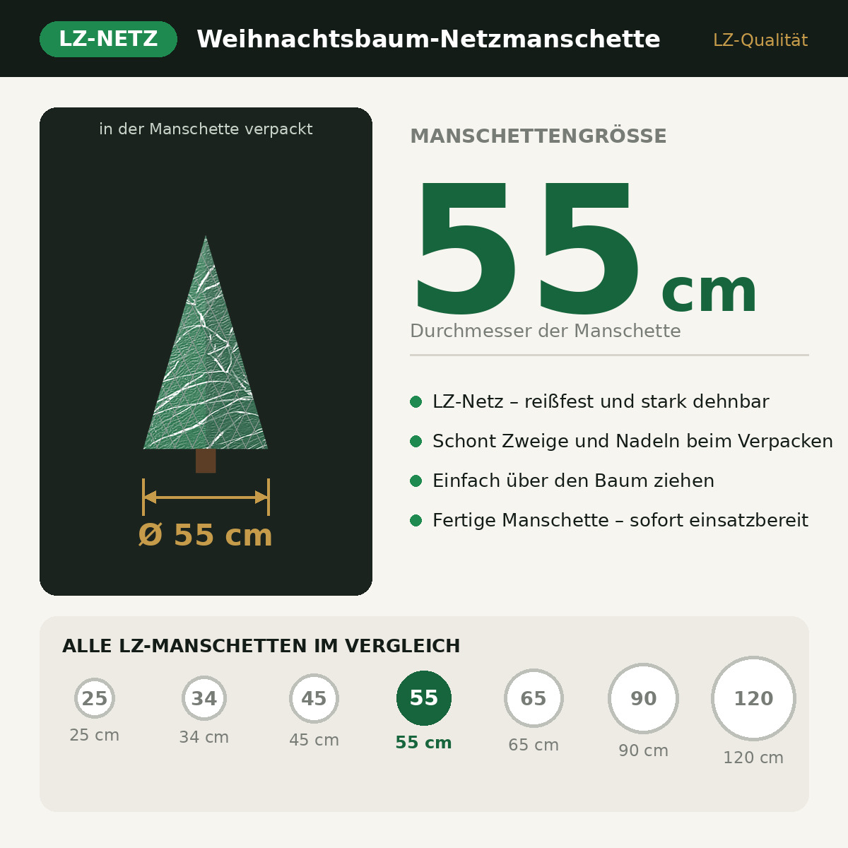 Easynet LZ PB, Ø 55 cm (1.500 m)